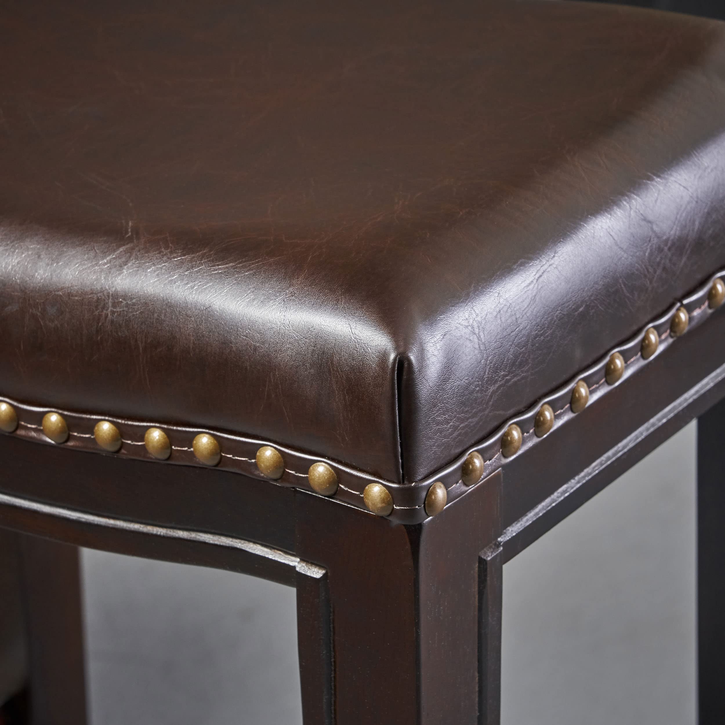 Christopher Knight Home Avondale Backless Bar Stools,12"D x 18.13"W x 30"H, 2-Pcs Set