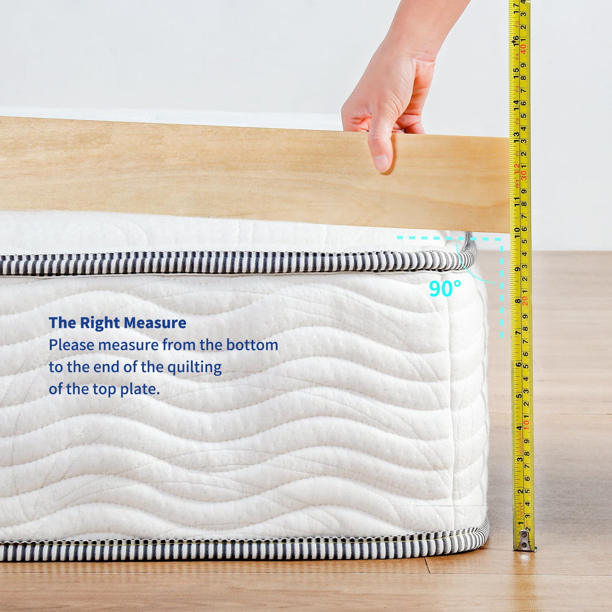 Queen Mattress, 10 Inch Plush Cloud Hybrid Mattress, Gel Infused Memory Foam