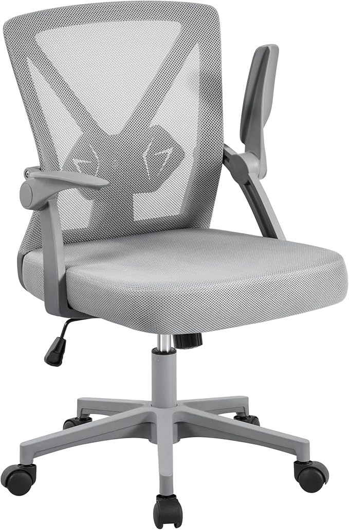 Office Chair Ergonomic Desk Chair Mid-Back Mesh Swivel Computer Chair Lumbar Support