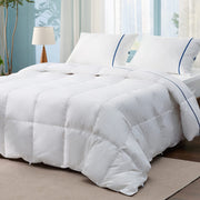 Goose Feather Down Comforter Queen Size - All Season Duvet Insert