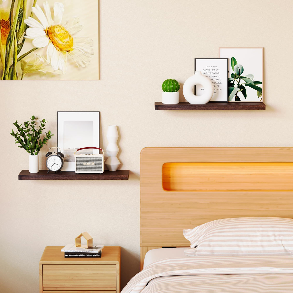 Floating Shelves for Wall Repisas Flotantes Pared Estantes Cuartos Repisas