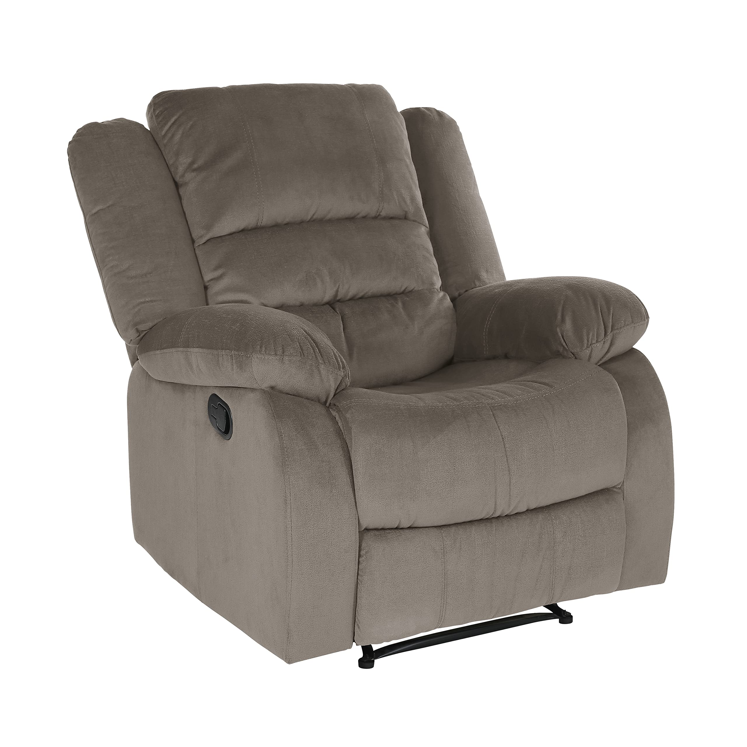 CozyCore Manual Recliner Chair – Zig Zag Spring Seat, Tab Pull Recline