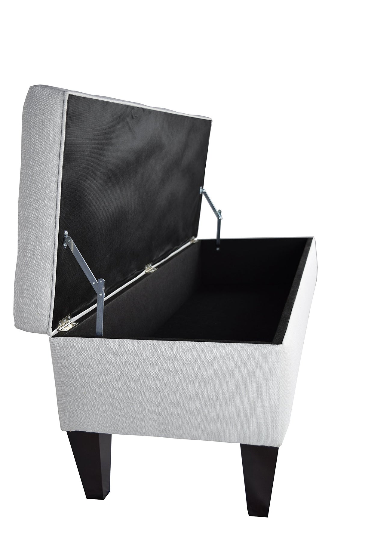 Brooke Button Tufted Upholstered Long Bedroom Storage Bench