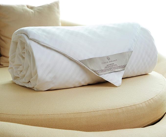 Silk Comforter for Winter, 100% Long-Strand Silk Filling, Natural & Breathable (Twin Size)