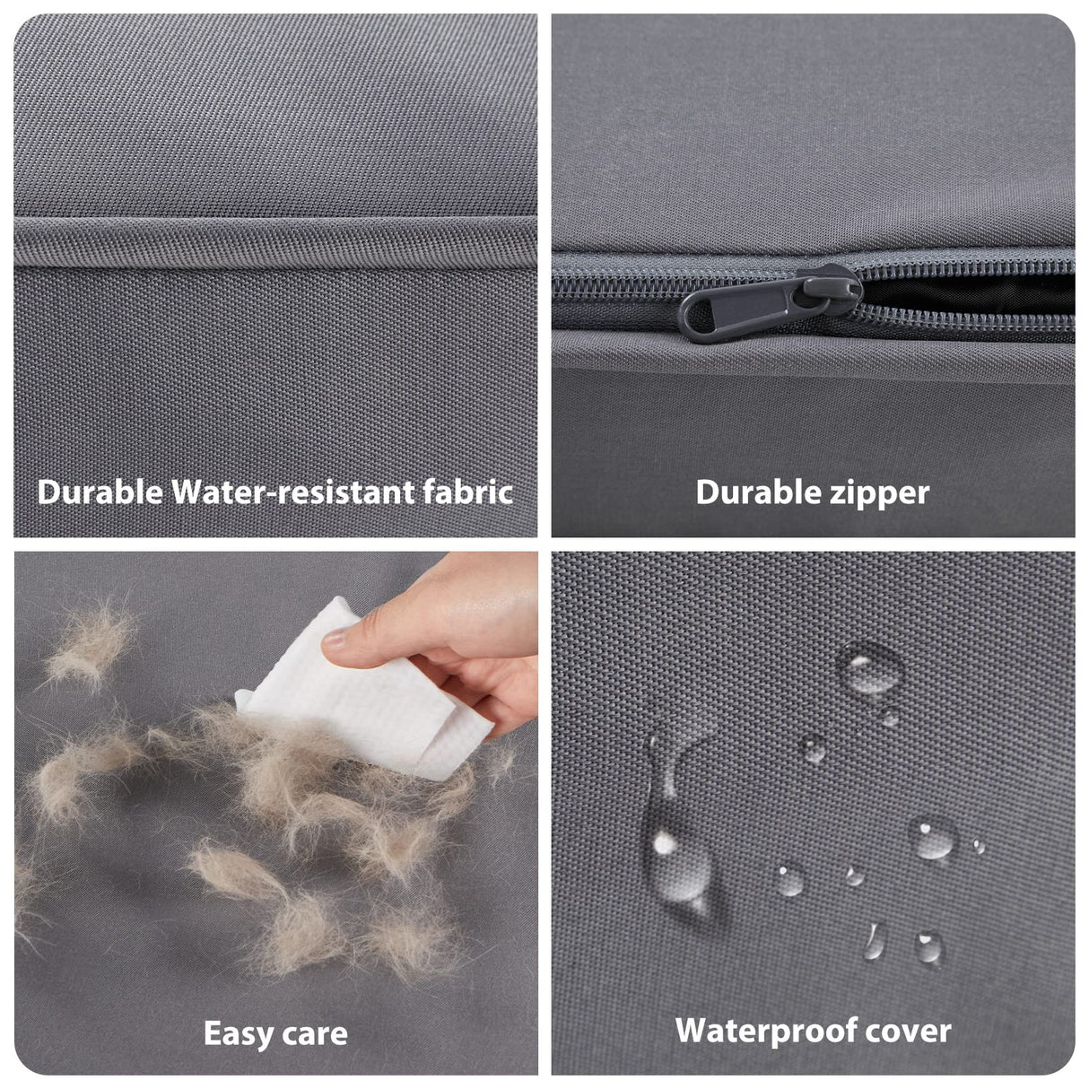 Outdoor Dog Beds for Large Dogs, Waterproof Dog Bed for Medium, Large, Extra