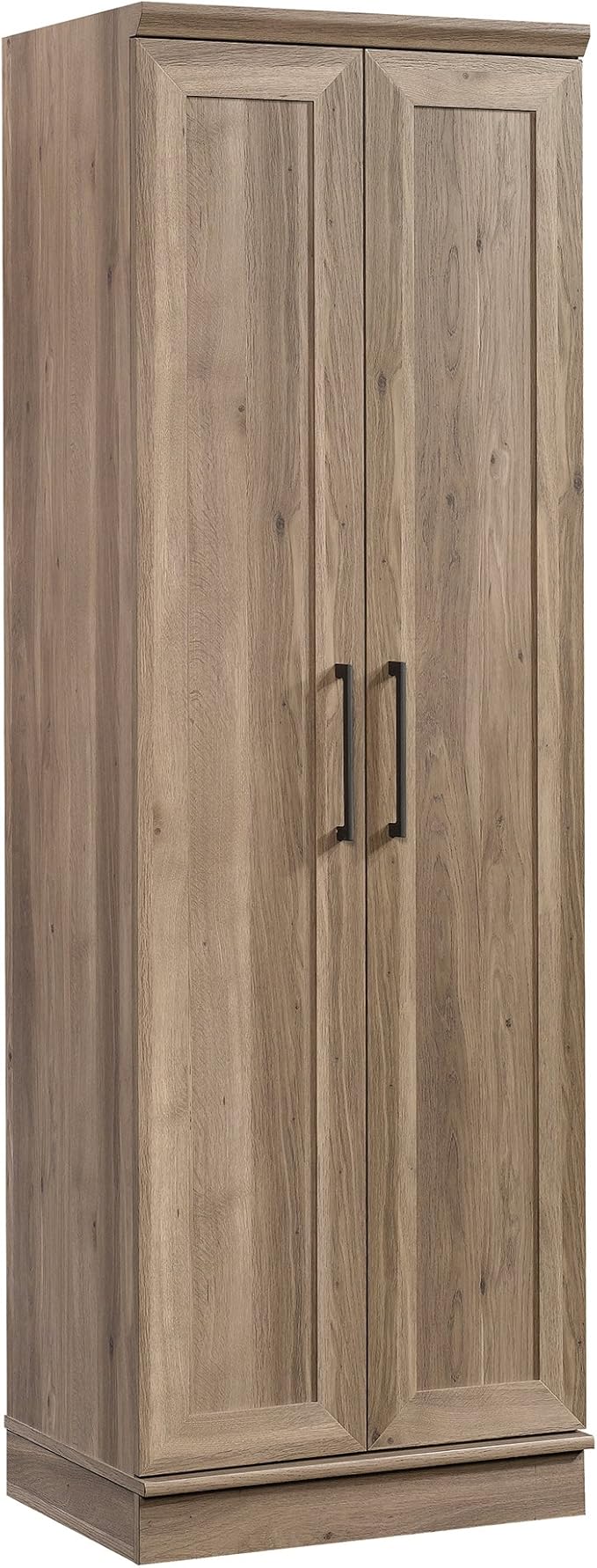 HomePlus Two Door Storage Cabinet/Pantry Cabinet, Pacific Maple Finish
