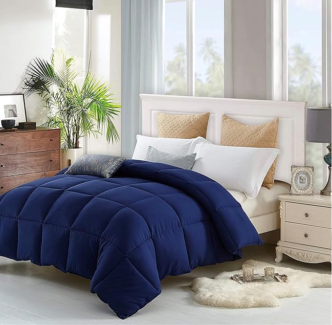 Down Alternative Comforter King Size - Fluffy Duvet Insert - Premium Plush All Season