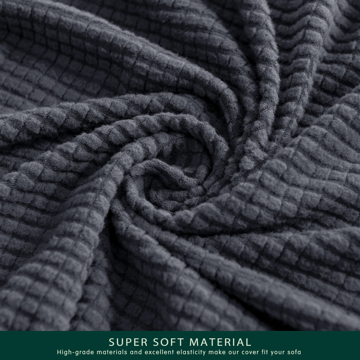 7 Piece Stretch Sofa Covers for 3 Cushion Couch Covers, 3 Seater Couch Slipcover