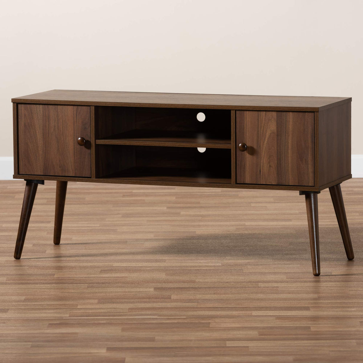 TV Stands, One Size, Walnut