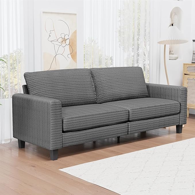 Couch for Living Room, 78.74" Modern Sofa Couch with Removable Cover and Deep Seat
