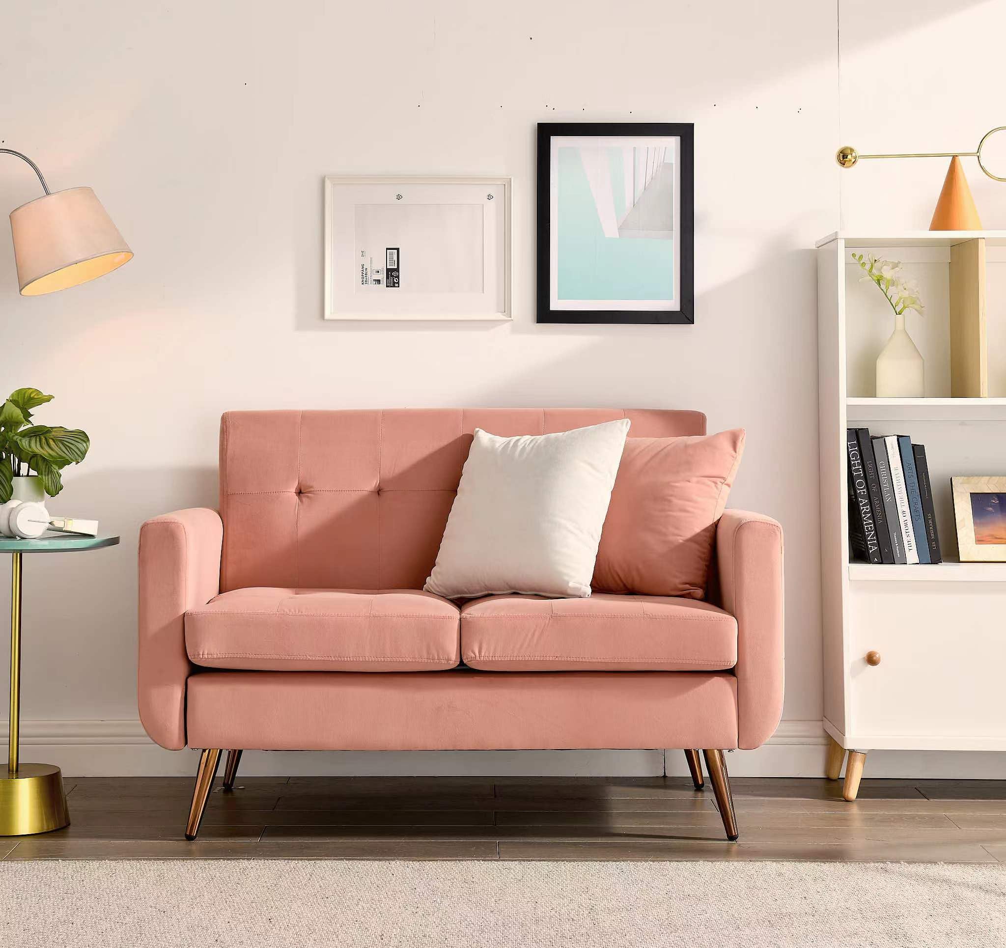 Double Sofa, Modern Decoration Living Room Love Seat Sofa Simple and Atmospheric