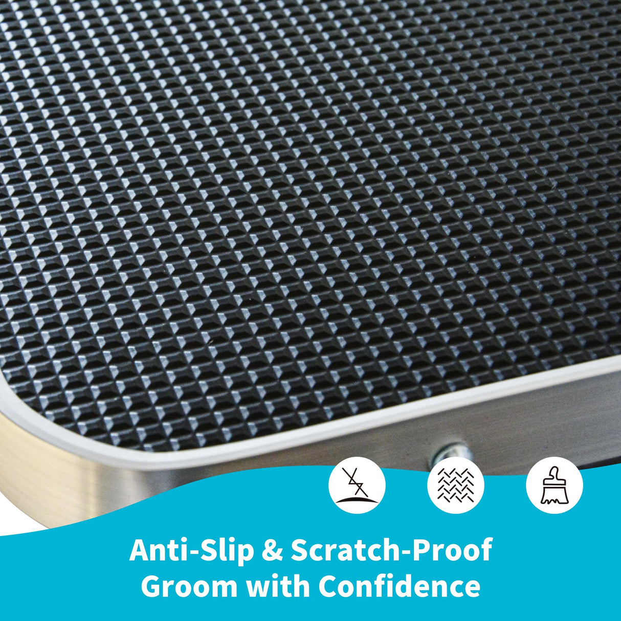 46-Inch Heavy Duty Dog Grooming Table for Large Pets