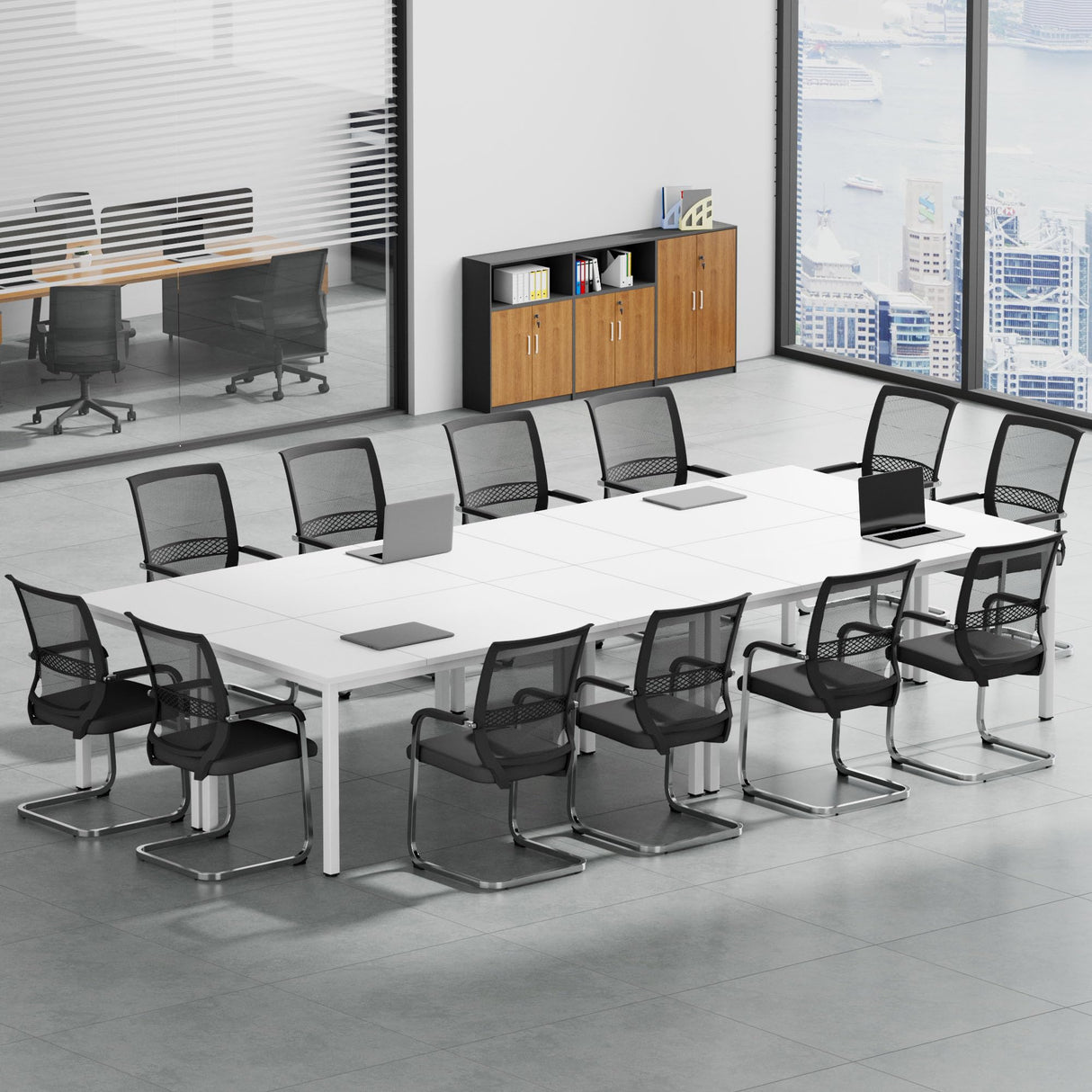 Large Computer Desk 70.8 x 31.5 inches Conference Table Large Office Desk