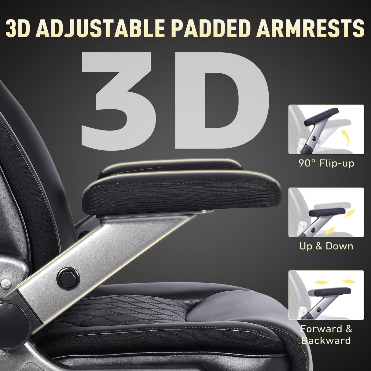 650 lbs Big and Tall Ergonomic Office Chair with Lumbar Support