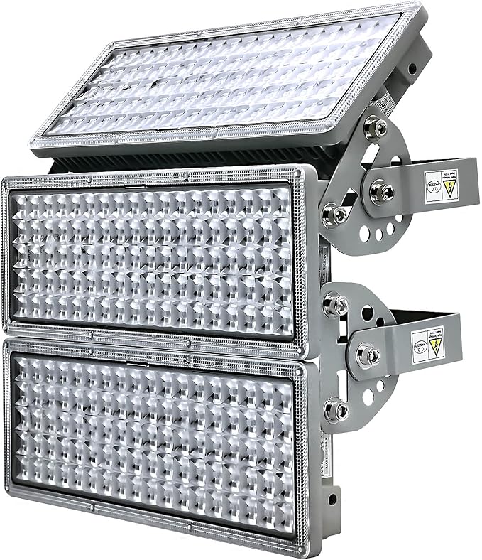 33000LM Stadium Lights Outdoor LED Flood Light 300W 6500K IP67 Waterproof 1500 Watt