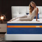 Queen Mattress, 14 Inch Queen Memory Foam Mattress - Luxury 6 Premium Pressure Relieving Layers