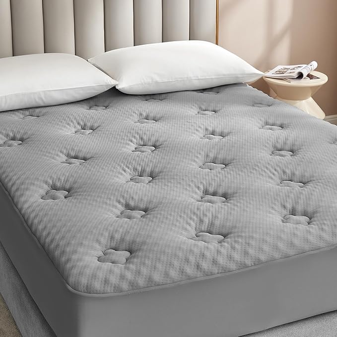 Memory Foam Mattress Topper Full, Gel Mattress Topper Full Size with Deep Pocket