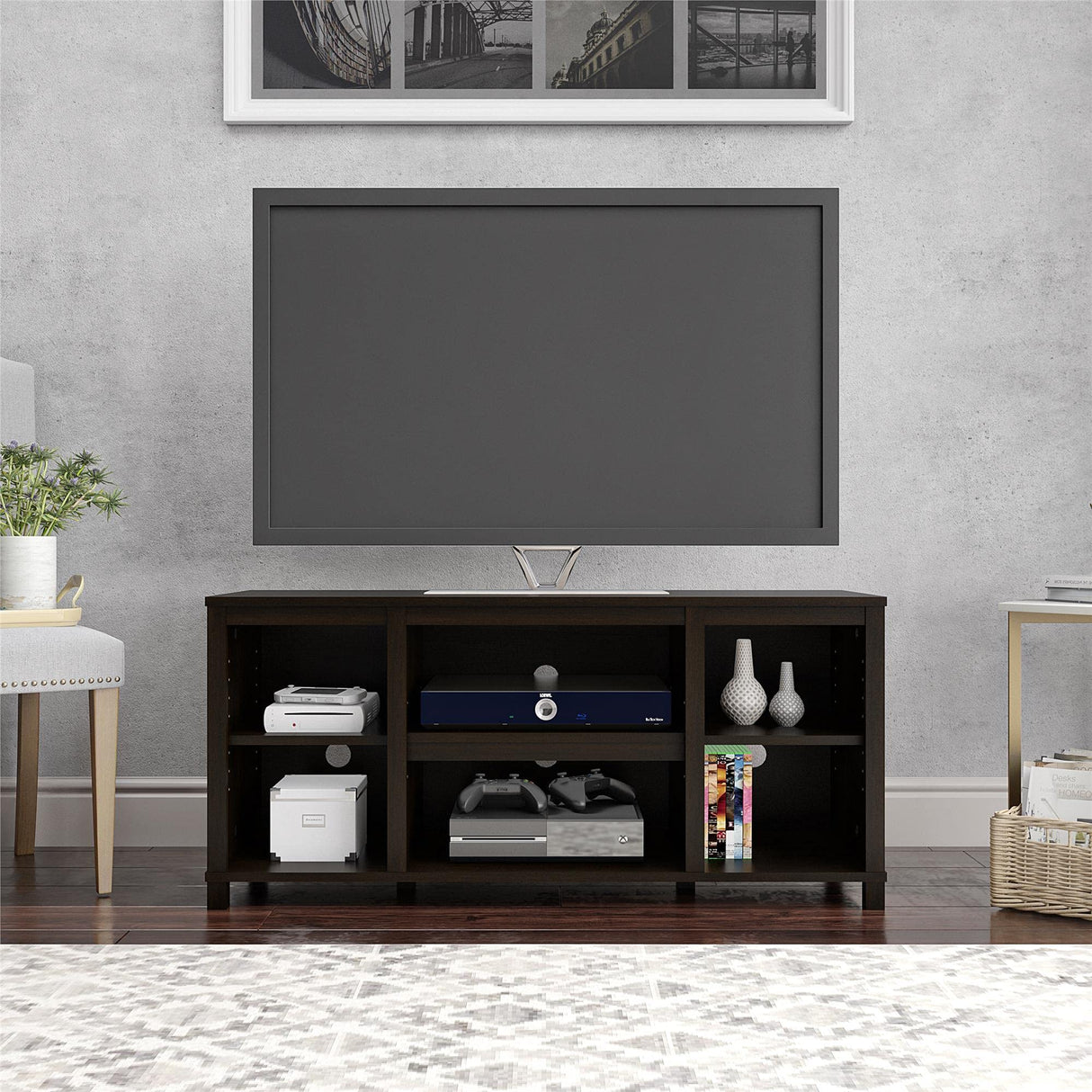 Parsons TV Stand for TVs up to 50", Espresso