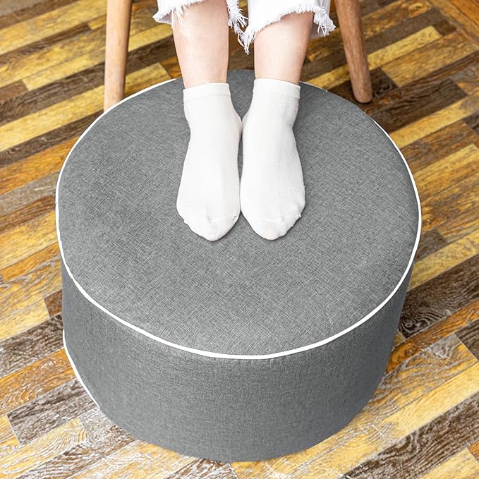 Outdoor Ottoman Outdoor Ottomans for Patio 19x12 Inches Modern Lightweight