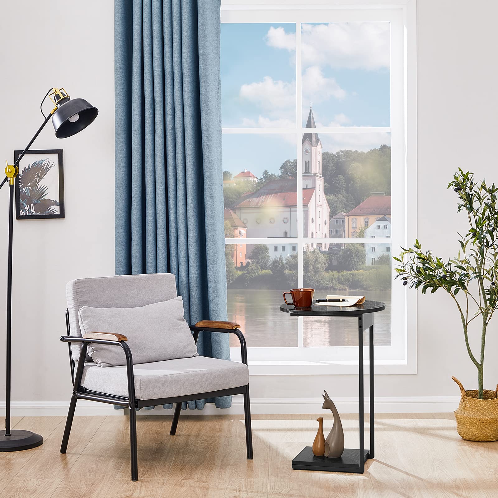 Sides Table Living Room, Small End Table for Small Space