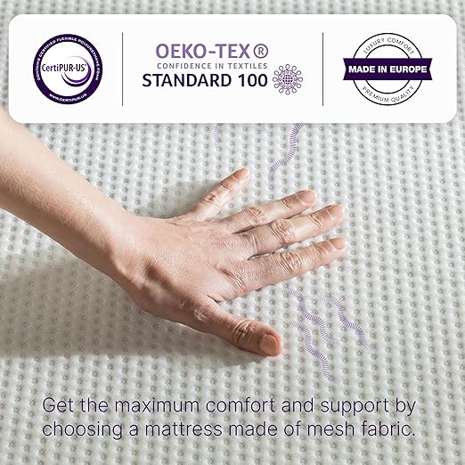 14 Inch Queen Size Mattress, Bamboo Charcoal Foam Mattress