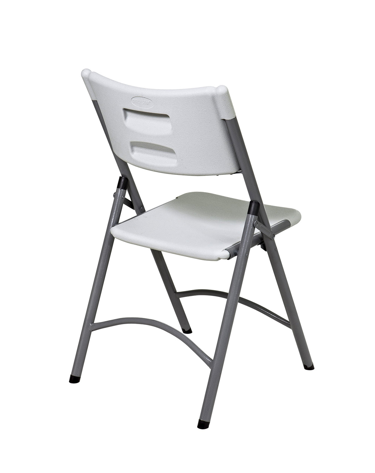 Resin Furniture for Indoor or Outdoor Use, 4-Piece Set, Folding Chairs Light Grey