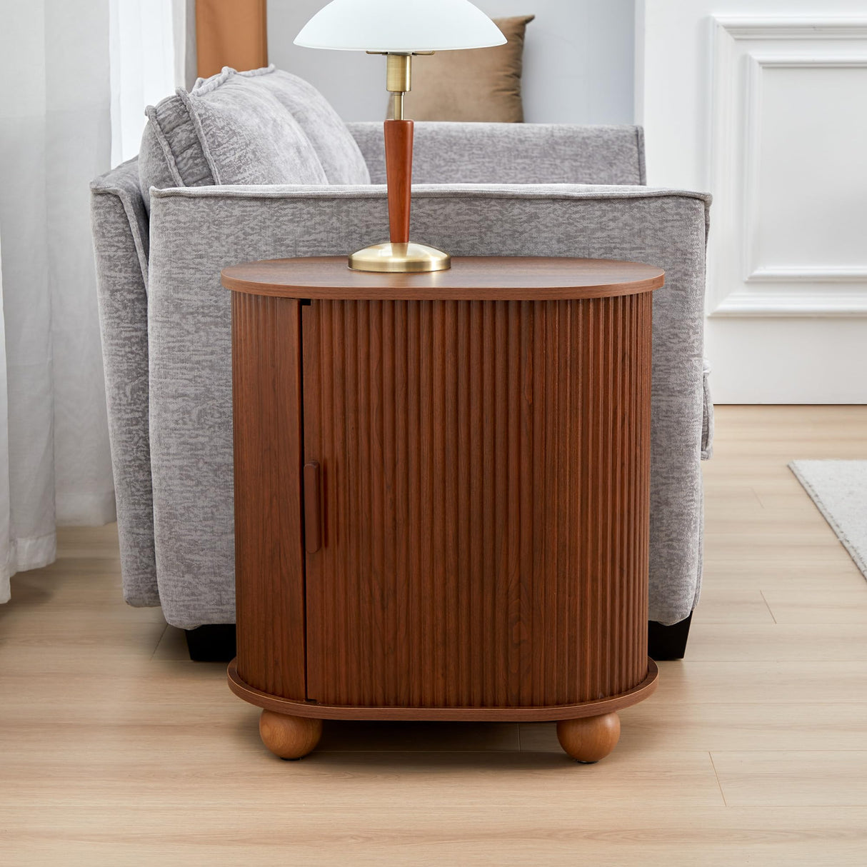 End Table Set of 2, Sofa Side Table