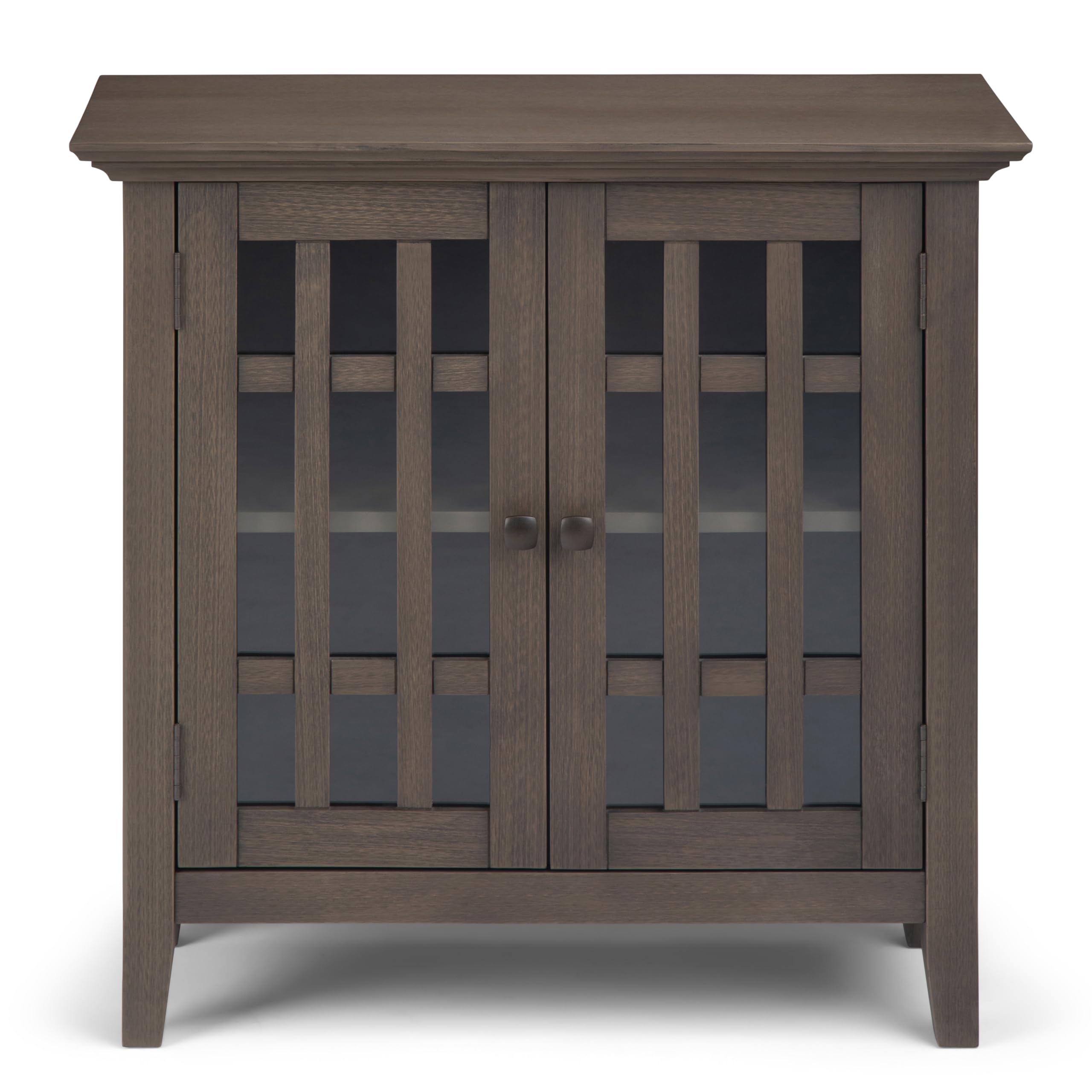 Bedford SOLID WOOD 32 inch Wide Transitional Low Storage Media Cabinet in Farmhouse