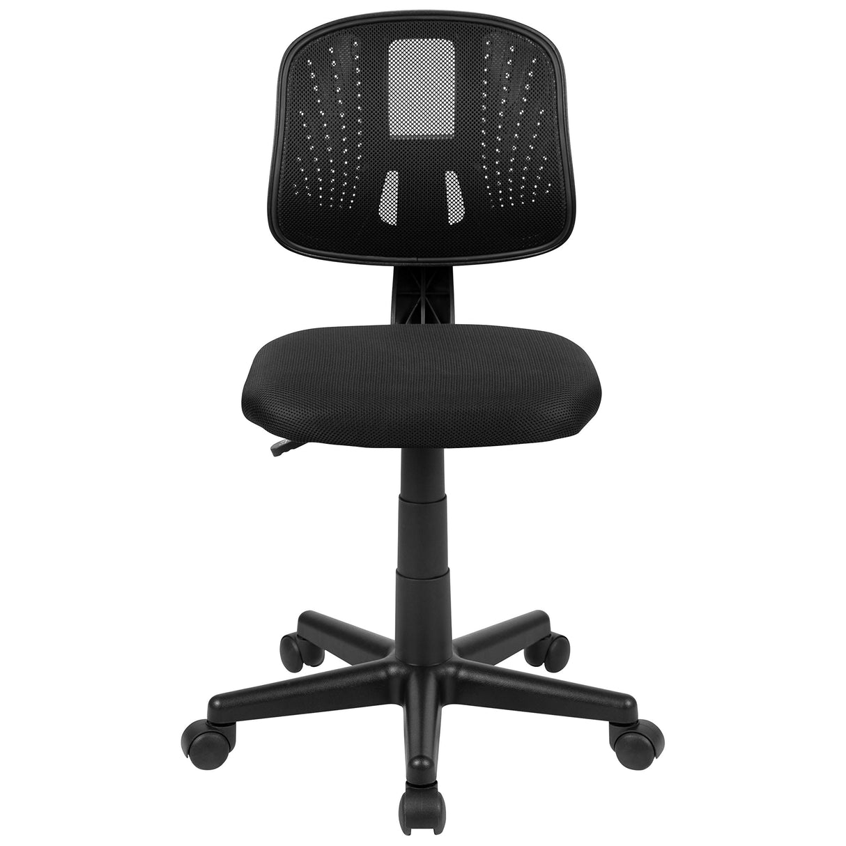 Flash Fundamentals Mid-Back Swivel Task Office Chair with Pivot Back, Height-Adjustable