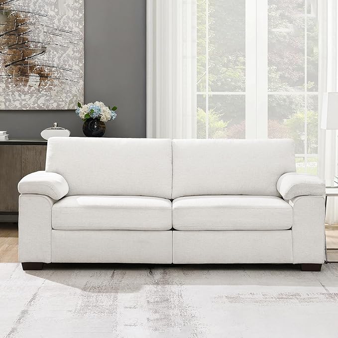 91.3" Modern Sofa Couch for Living Room,Chenille Upholstered Loveseat Sofa