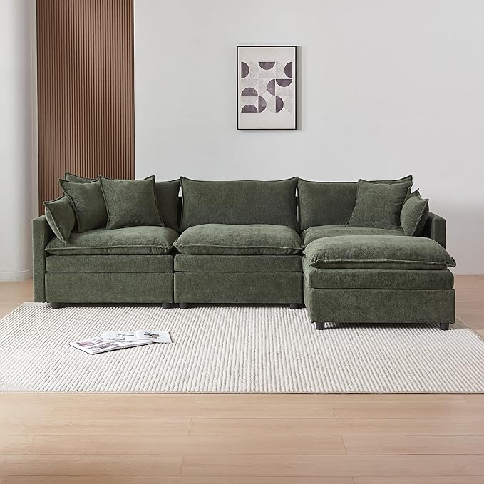 112.2" Wide Modular Sofa Couch for Living Room