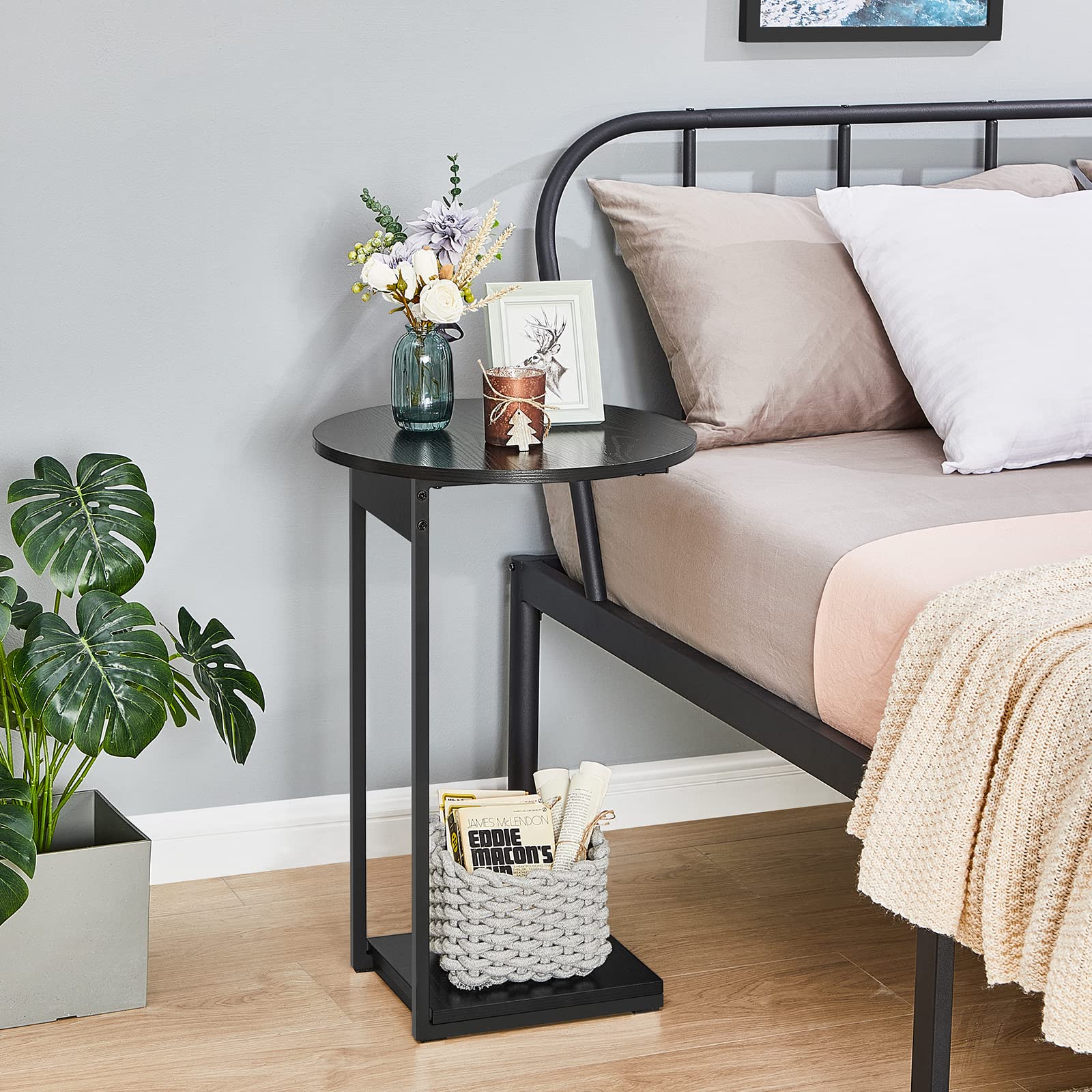 Sides Table Living Room, Small End Table for Small Space