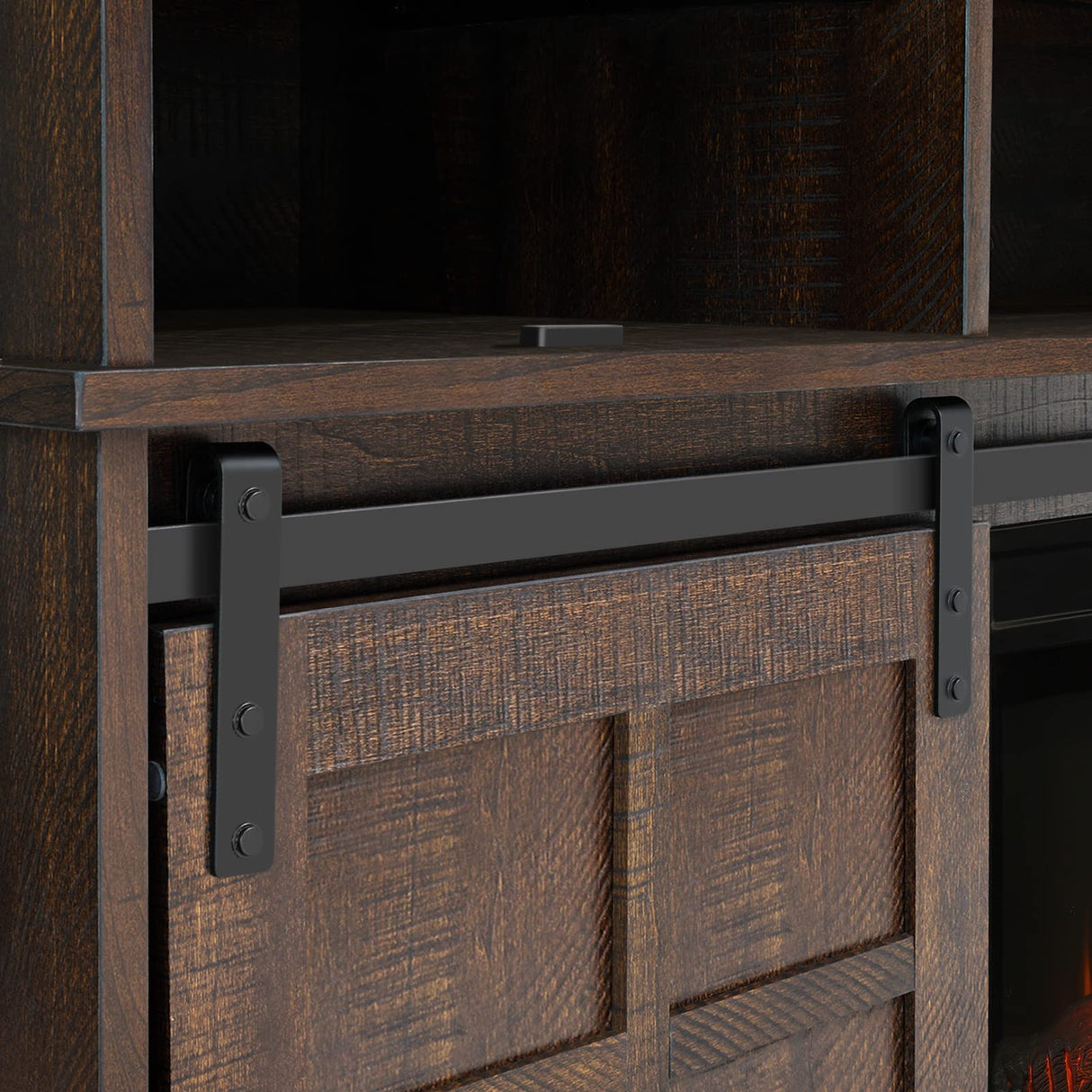 Farmhouse TV Stand for 65 inch TV, Entertainment Center TV Cabinet Stands