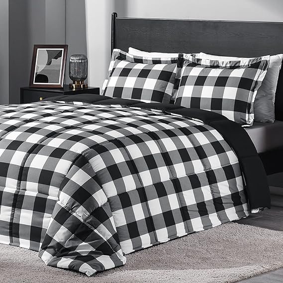 Pintuck Queen Comforter Set with 2 Pillow Shams - 3-Piece - Crystal Teal Queen Bed