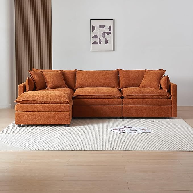 112.2" Wide Modular Sofa Couch for Living Room