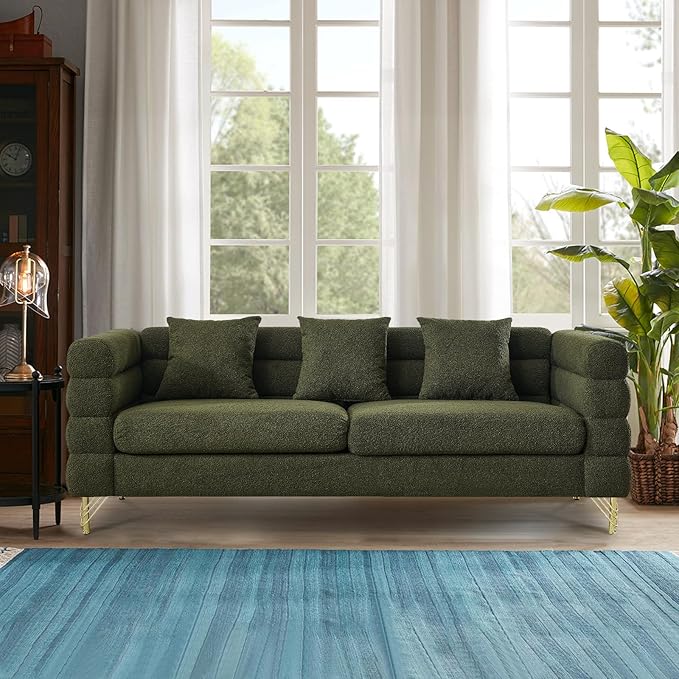 Comfy Bouclé Sofa Collection – Couch, Loveseat & Sets