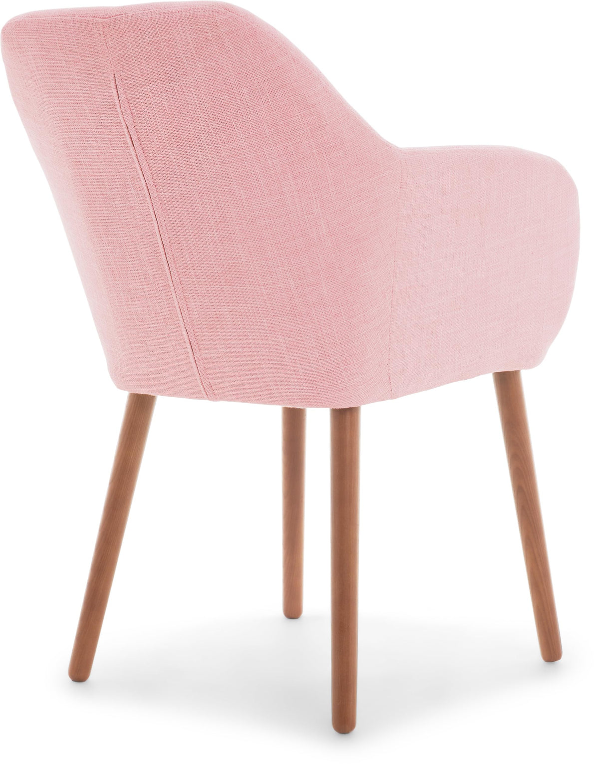 Roux Mid-Century Living Room Accent Armchair, Soft Sofa, Upholstered Linen Fabric