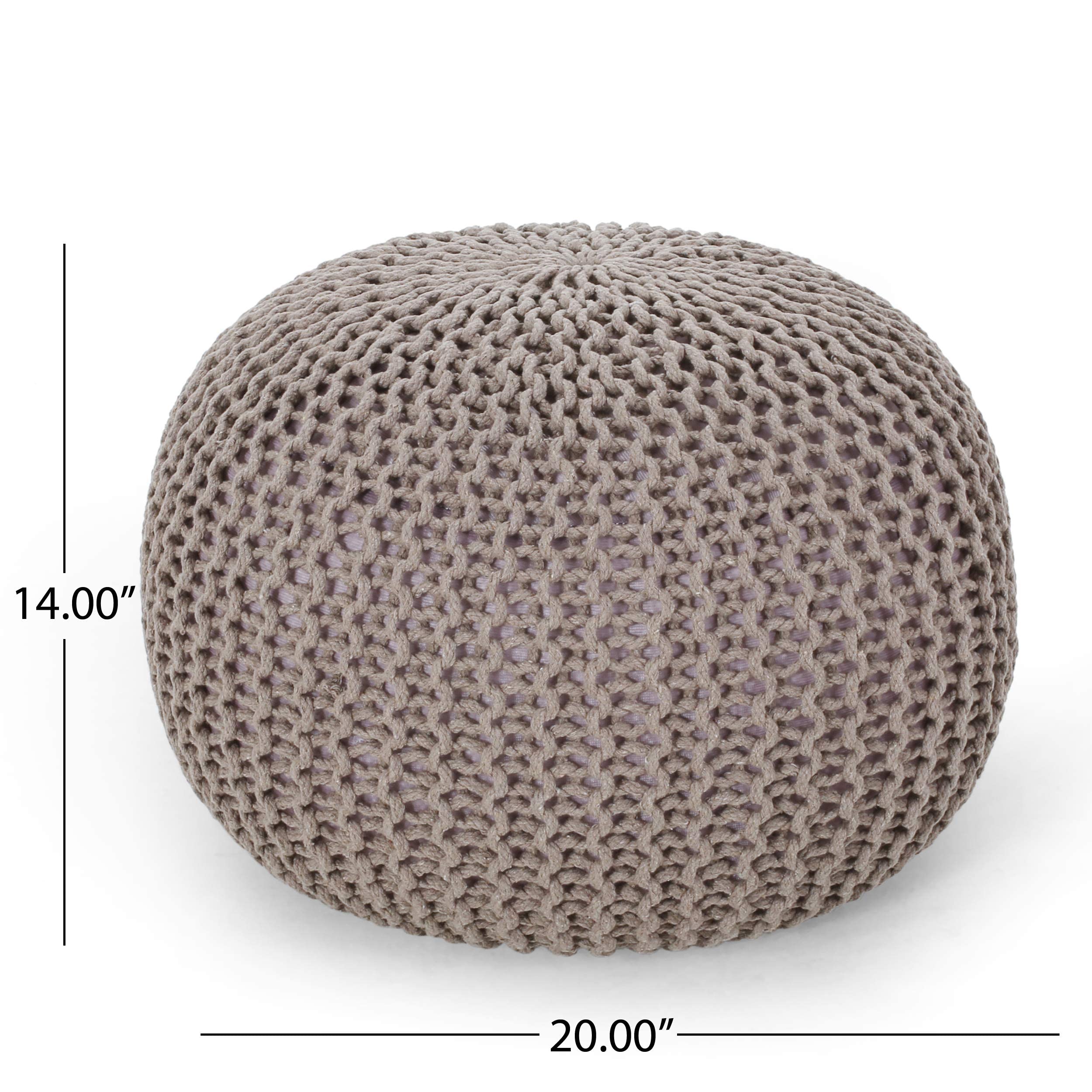 Nahunta Pouf, Brown