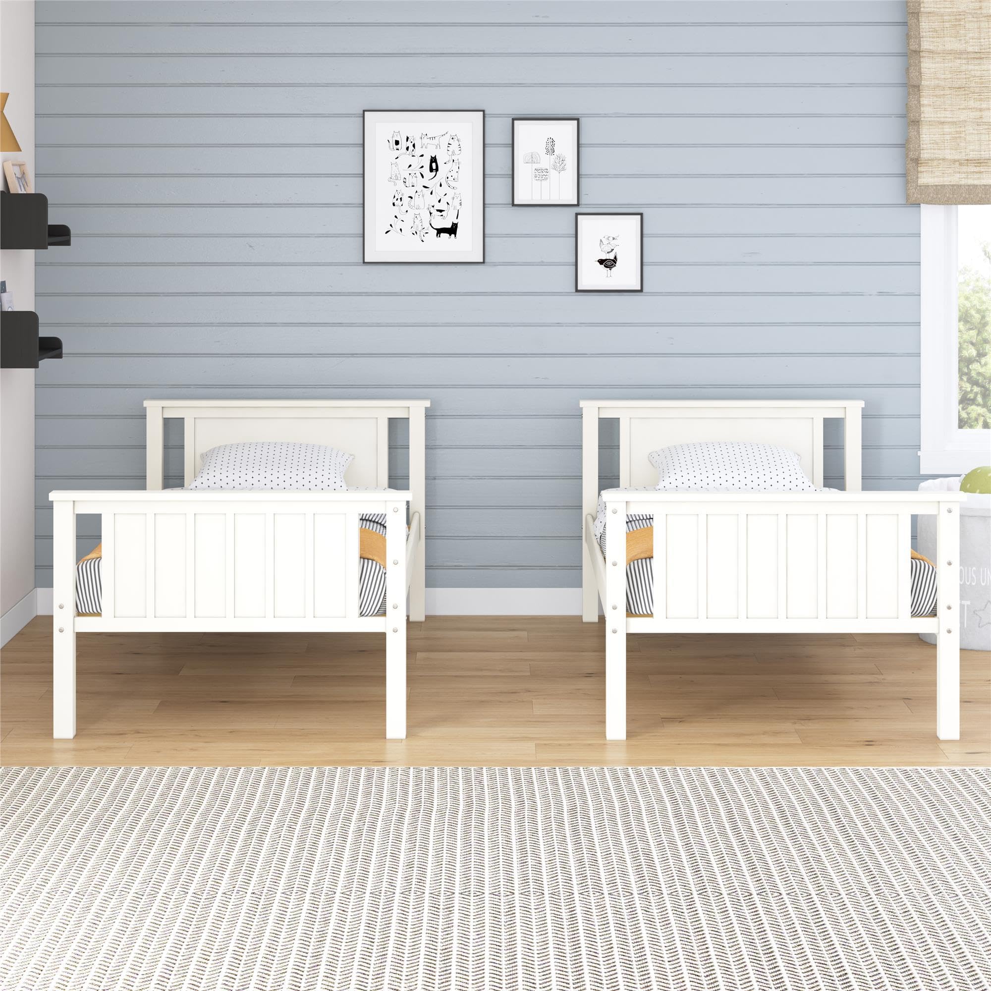 Bailen Convertible Solid Wood Bunk Bed, Stackable