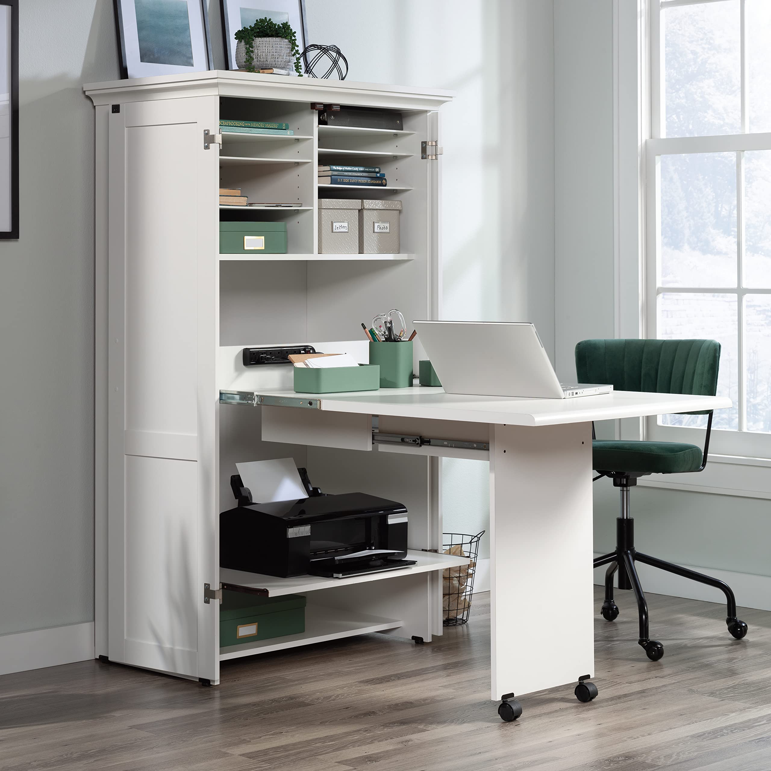 Miscellaneous Storage Craft & Sewing Armoire, L: 35.11" x W: 21.81" x H: 61.58"