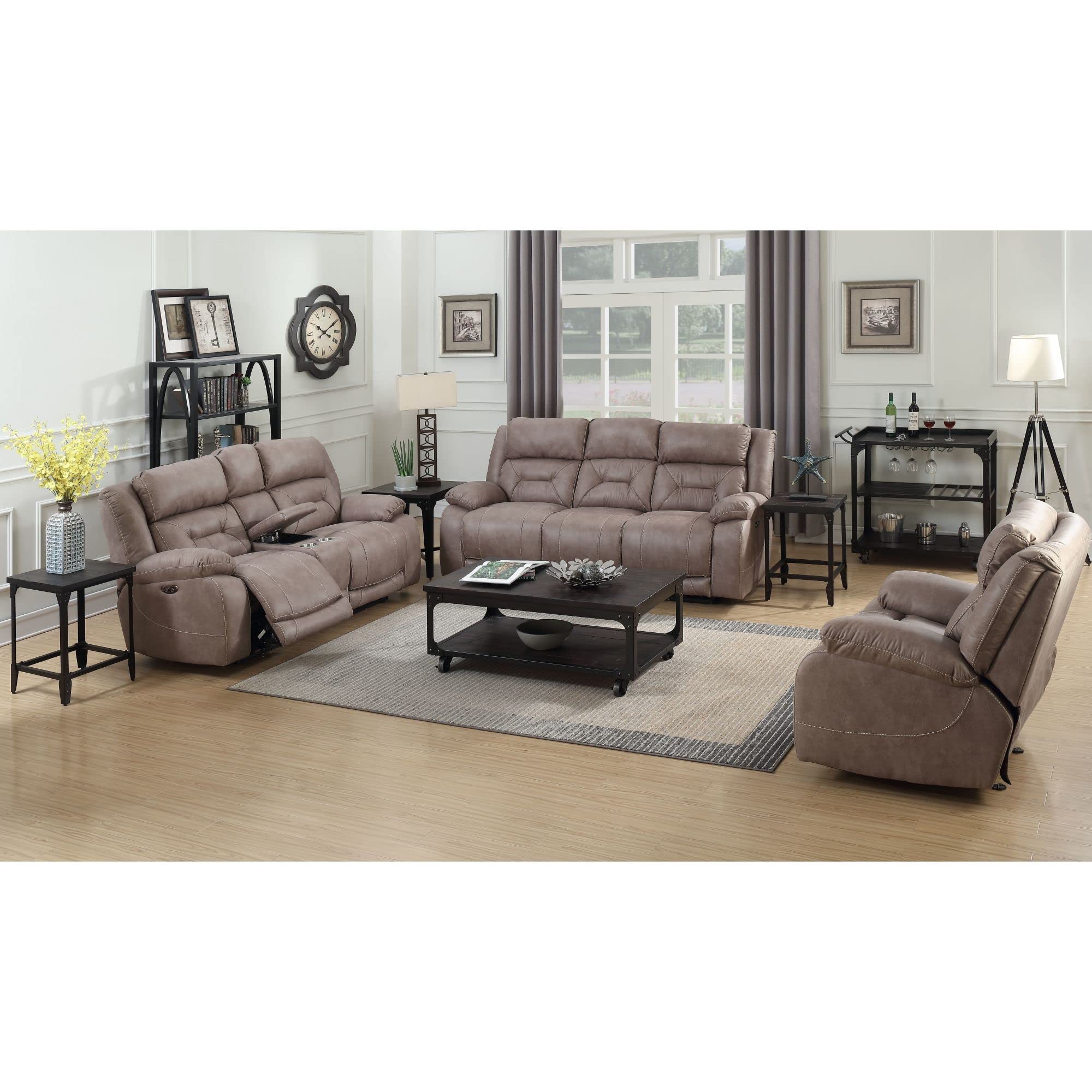 CloudEase Power Recliner Chair – Gel Memory Foam, Lay-Flat, USB