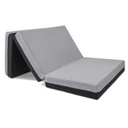 Dual Sided Premium Tri Folding Mattress, Memory Foam Foldable Mattress with Waterproof Washable Cover