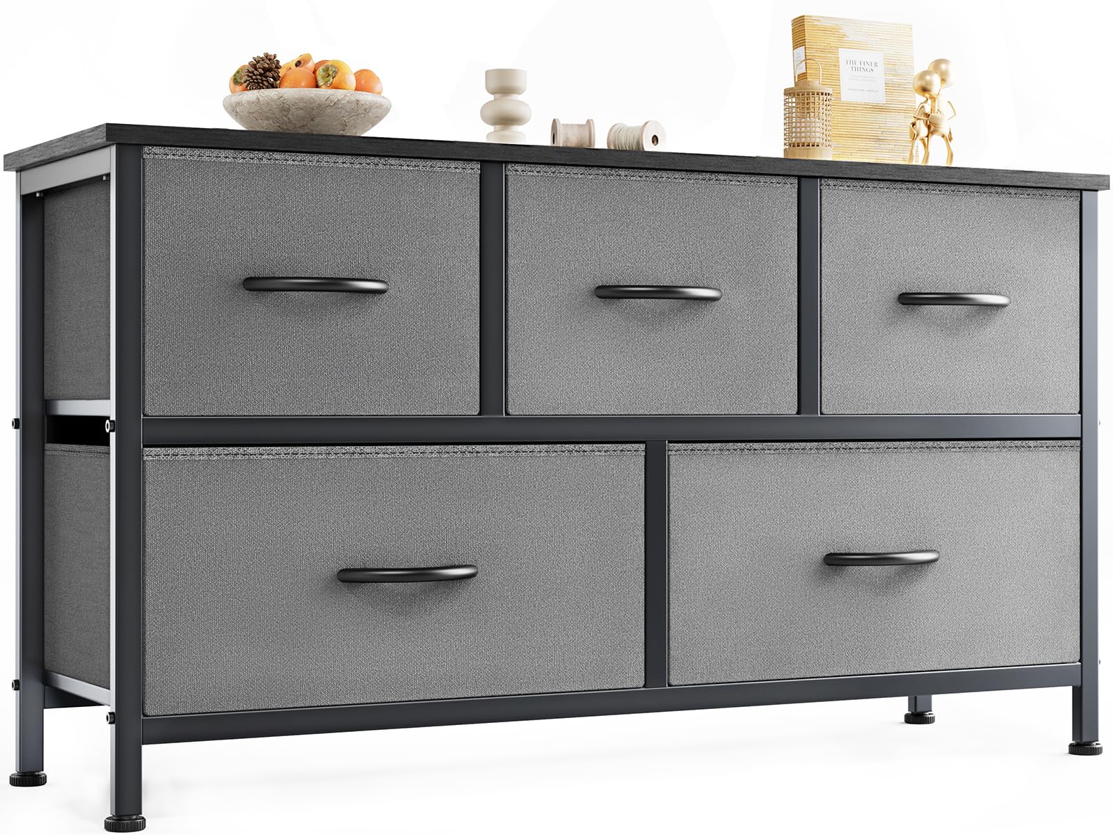 Dresser Storage with 5 Organizer Closet Chest