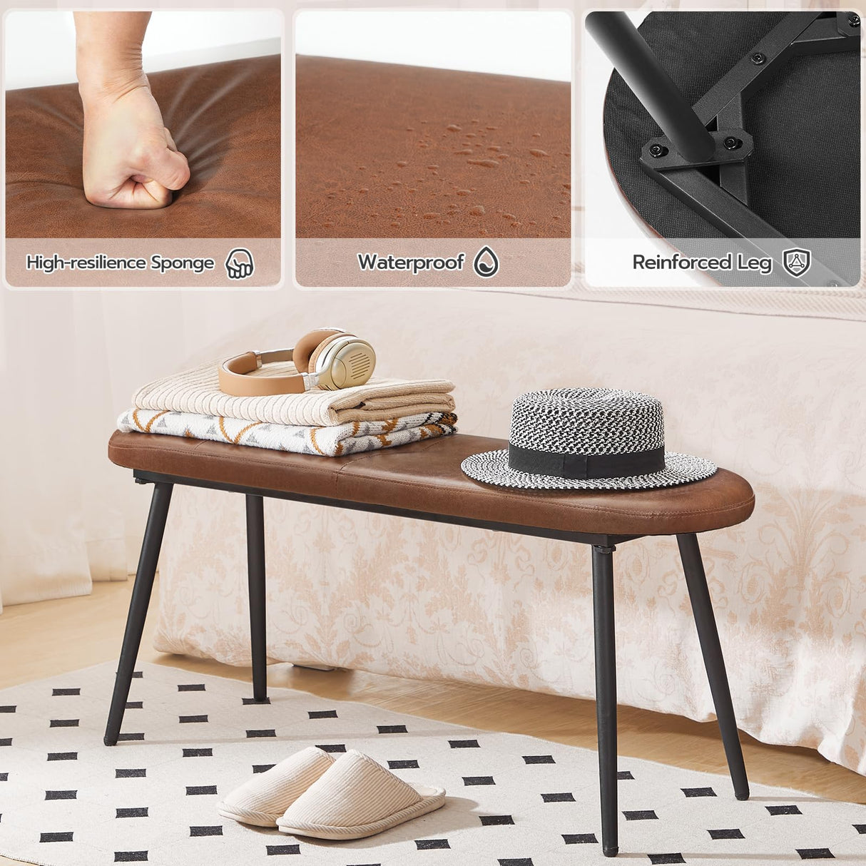 Dining Bench, Dining Room Bench, Upholstered Bench