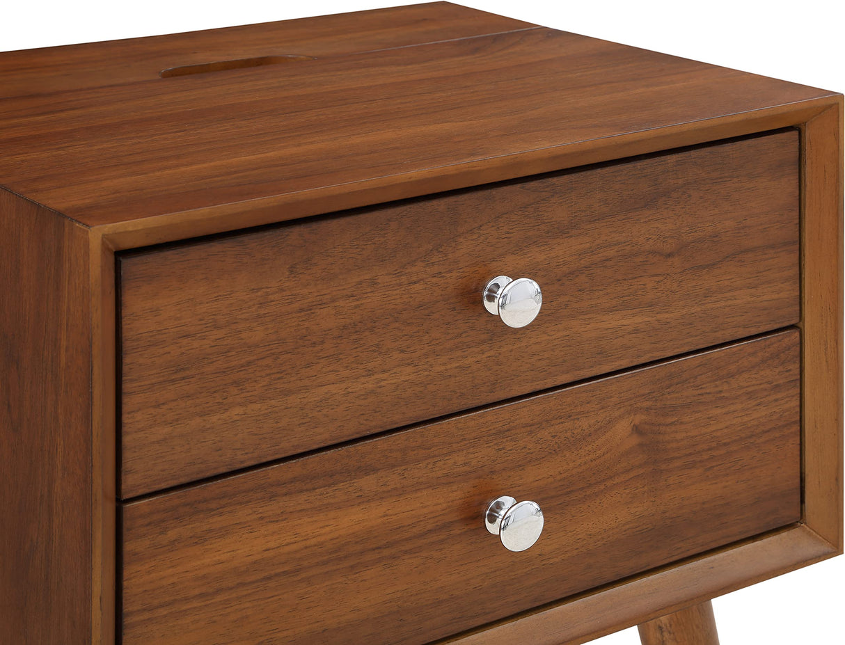 838Walnut Teddy Collection Modern | Contemporary Wooden Nightstand