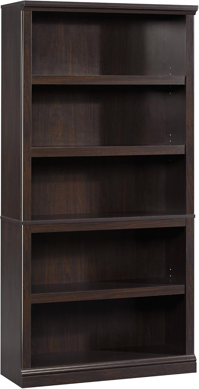 Miscellaneous Storage 5 Split Bookcase/Book Shelf, L: 35.28" x W: 13.23" x H: 69.76"
