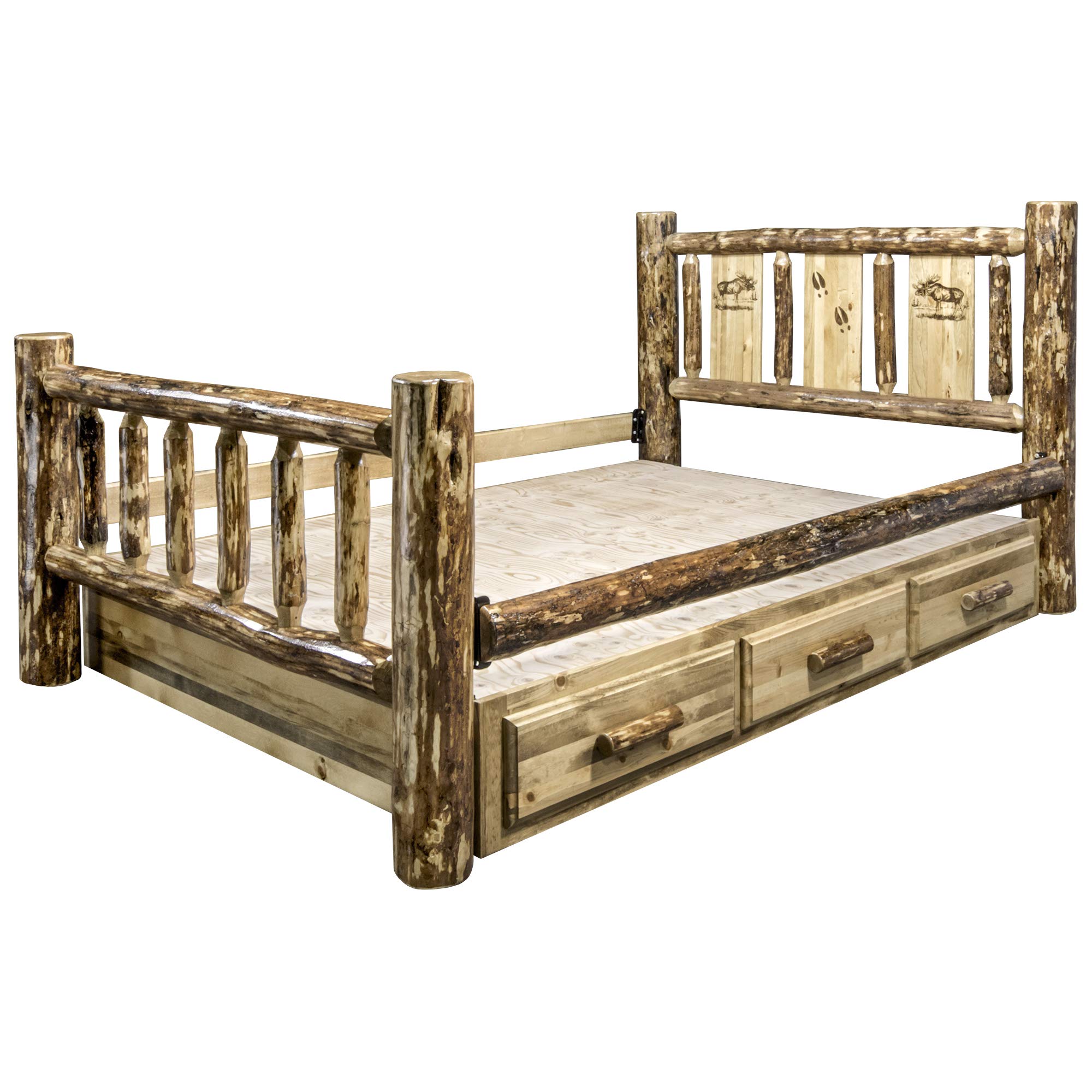 Glacier Country Collection Full Bed Daybed, Stain & Clear Lacquer Finish