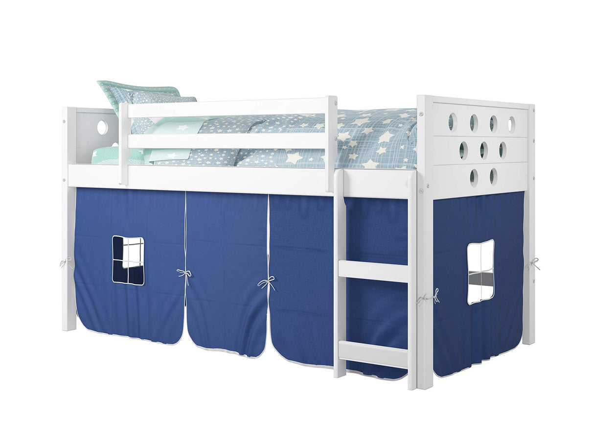 Low Loft with Blue Tent, Twin