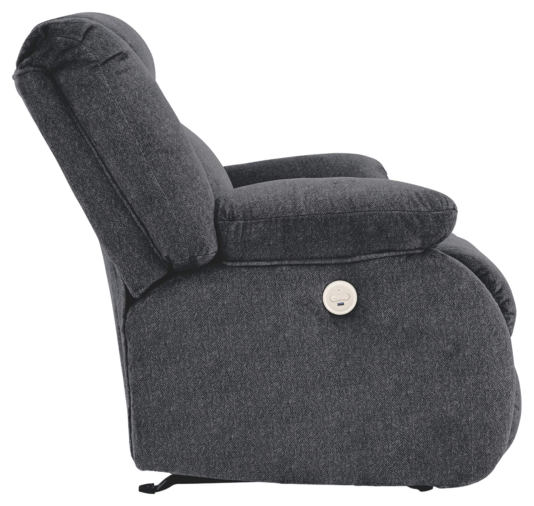 ModLuxe Power Rocker Recliner Chair with USB & Plush Velvet Finish