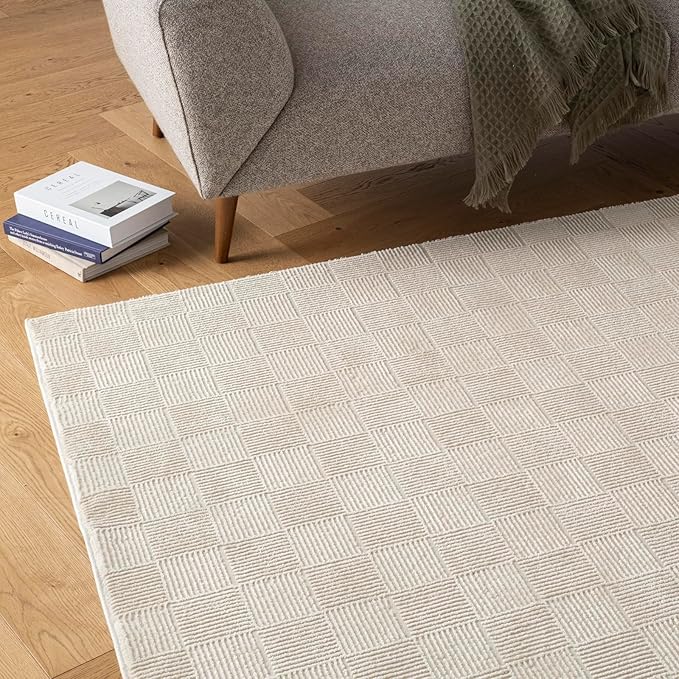 Willow 8'x10' Washable Area Rug for Living Room Bedroom - 100% Recycled Oeko-TEX Certified
